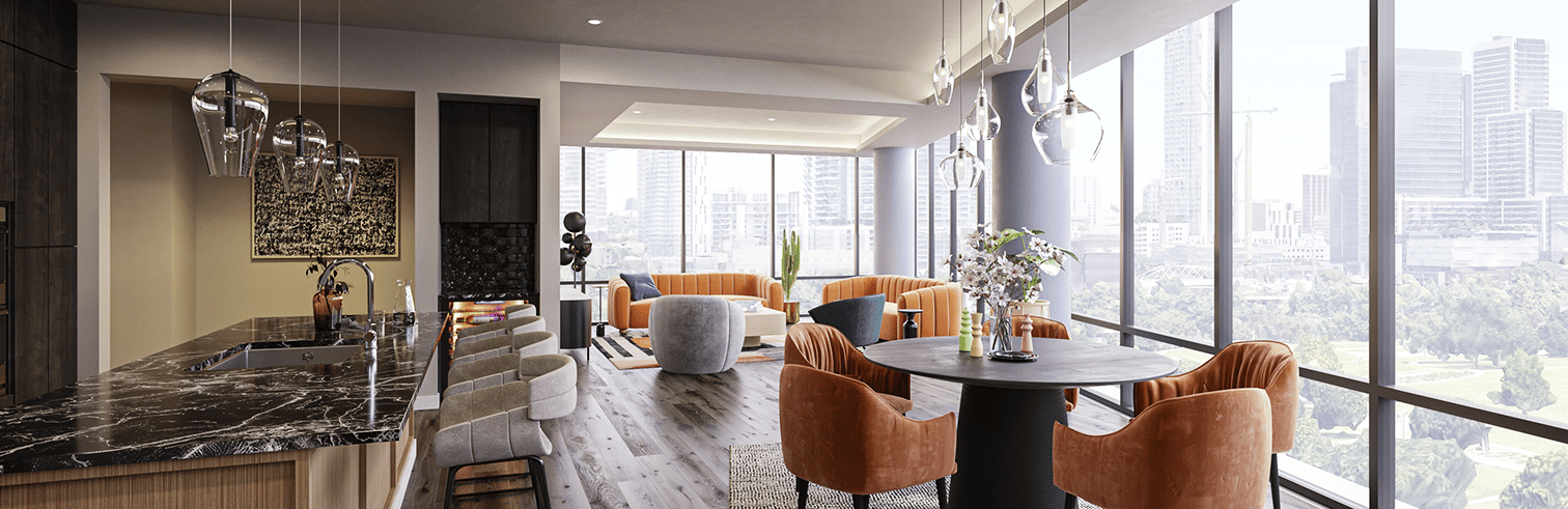 diseño de interiores modernos y sostenibles