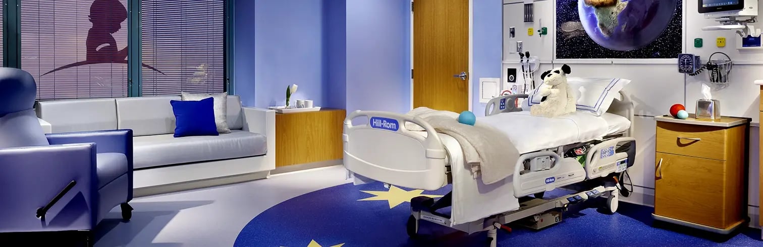 Diseño interior de hospitales infantiles que detone emociones positivas