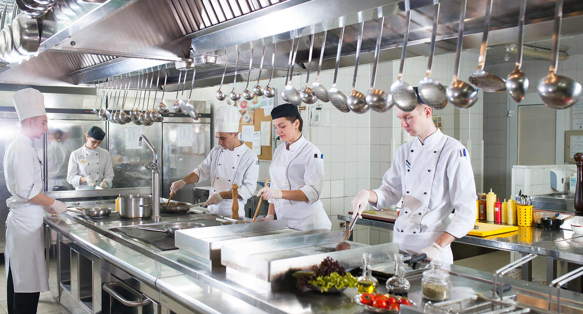 Cocinas industriales en hotelería